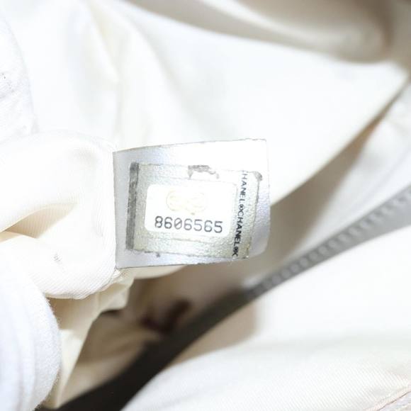 CHANEL New Travel Line Tote Bag Nylon Silver CC Auth bs15032 - Picture 12 of 16